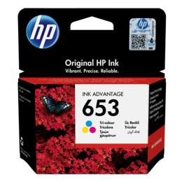 HP oryginalny ink / tusz 3YM74AE, Tri-colour, 200s, HP 653, HP DeskJet IA 6000, IA PLUS 6400