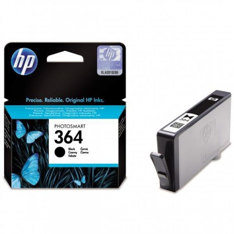 HP oryginalny ink / tusz CB316EE, HP 364, black, 250s, HP Photosmart B8550, C5380, D5460