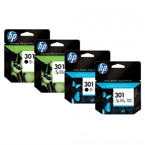 HP oryginalny ink / tusz CH563EE, HP 301XL, black, 480s, HP HP Deskjet 1000, 1050, 2050, 3000, 3050