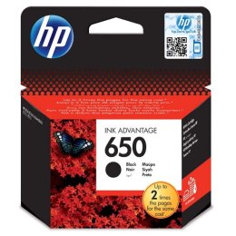 HP oryginalny ink / tusz CZ101AE, HP 650, black, 360s, 6,5ml, HP Deskjet Ink Advantage 2515AiO,3515e-Ai0,3545,4515