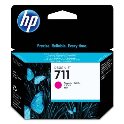 HP oryginalny ink / tusz CZ131A, HP 711, magenta, 29ml, HP DesignJet T120, T520