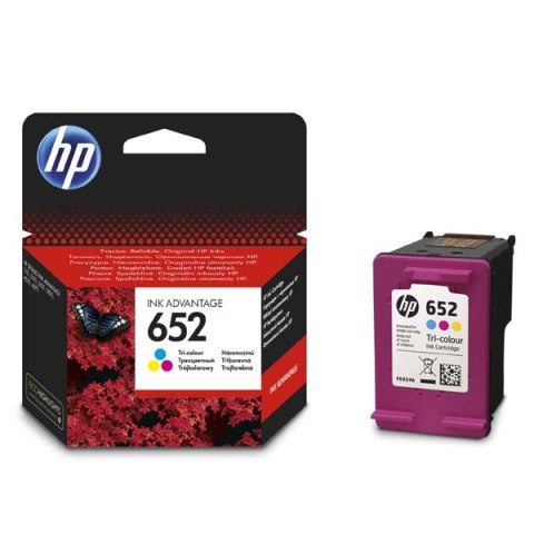 HP oryginalny ink / tusz F6V24AE, HP 652, color, 200s, HP DeskJet IA 4530, 4535, 4675, 1115, 2135, 3635