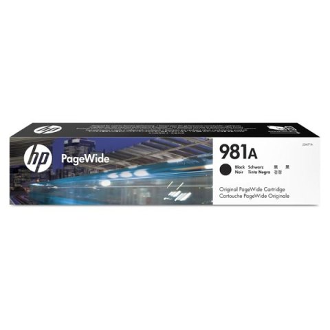 HP oryginalny ink / tusz J3M71A, HP 981A, black, 6000s, 106ml, HP PageWide Enterprise Color 556, MFP 586