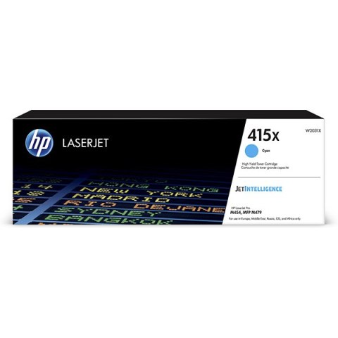 HP oryginalny toner W2031X, cyan, 6000s, HP 415X, HP Color LaserJet Pro M454, MFP M479, O