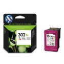 HP oryginalny zestaw tuszy F6U67AE, HP 302XL, color, 330s, 8ml, HP OJ 3830,3834,4650, DJ 2130,3630,1010, Envy 4520