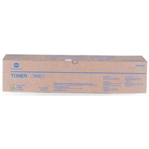 Konica Minolta oryginalny toner A5E7250, yellow, 92000s, TN622Y, Konica Minolta COLOR PPT C1085, C1100, O
