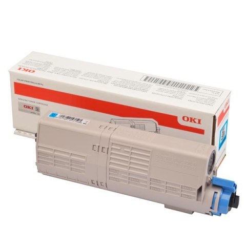 OKI oryginalny toner 46490607, cyan, 6000s, OKI C532, MC573, O