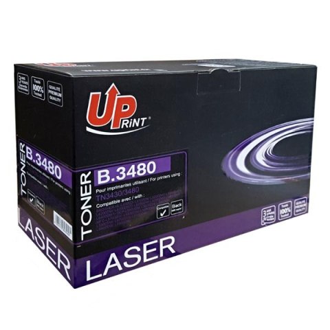 UPrint kompatybilny toner z TN3480, TN3430, black, 8000s, B.3480, dla Brother HL-L6400DW, UPrint