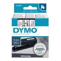 Dymo oryginalny taśma do drukarek etykiet, Dymo, 40913, S0720680, czarny druk/biały podkład, 7m, 9mm, D1