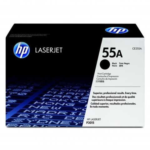 HP oryginalny toner CE255A, black, 6000s, HP 55A, HP LaserJet P3015, LaserJet Pro 500 MFP M521dn, O