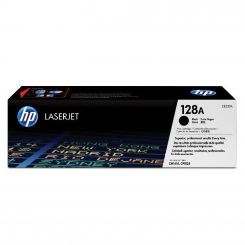 HP oryginalny toner CE320A, black, 2000s, HP 128A, HP LaserJet Pro CP1525n, 1525nw, CM1415fn, 1415fnw, O