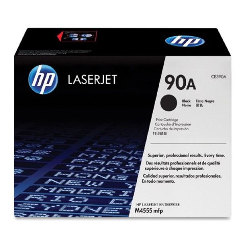 HP oryginalny toner CE390A, black, 10000s, HP 90A, HP LaserJet M4555 MFP, O