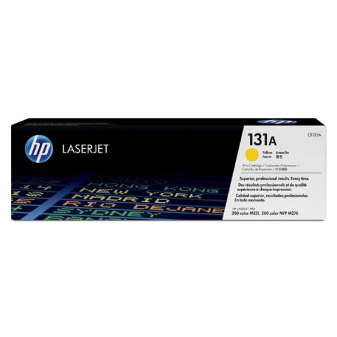 HP oryginalny toner CF212A, yellow, 1800s, HP 131A, HP LaserJet Pro 200 M276n, M276nw, 600g, O