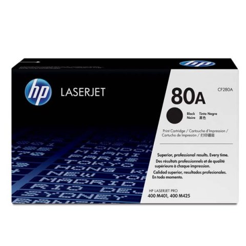 HP oryginalny toner CF280A, black, 2560s, HP 80A, HP LaserJet Pro 400 M425, LJ Pro 400 M401, 850g, O