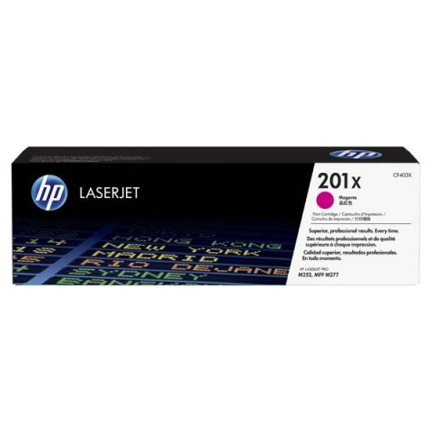 HP oryginalny toner CF403X, magenta, 2300s, HP 201X, HP Color LaserJet MFP 277, Pro M252, 770g, O