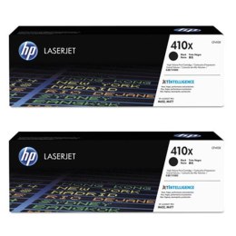 HP oryginalny toner CF410XD, black, 13000 (2x6500)s, HP 410X, high capacity, HP LJ Pro M452, MFP M377, MFP M477, dual pack, 680g