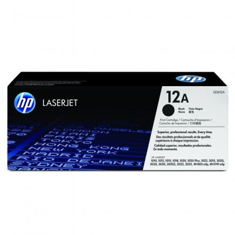 HP oryginalny toner Q2612A, black, 2000s, HP 12A, HP LaserJet 1010, 1012, 1015, 1020, 1022, 3015, 3020, O