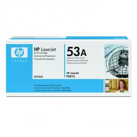 HP oryginalny toner Q7553A, black, 3000s, HP 53A, HP LaserJet P2010, P2015, O