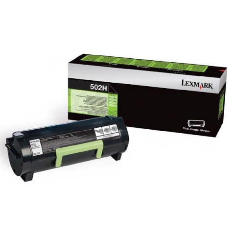 Lexmark oryginalny toner 50F2H00, black, 5000s, 502H, high capacity, return, Lexmark MS310D, 310DN, 410D, 410DN, O