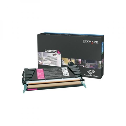 Lexmark oryginalny toner C5342MX, magenta, 7000s, Lexmark C534x, O