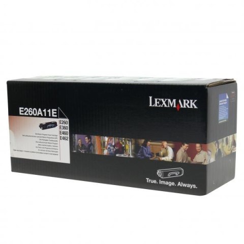 Lexmark oryginalny toner E260A11E, black, 3500s, return, Lexmark E260, E360, E460, O