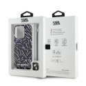 Karl Lagerfeld KLHCP15XHZBPKCCU iPhone 15 Pro Max 6.7" fioletowy/purple Zebra With Cord