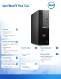 Komputer Optiplex Plus SFF/Core i7-14700/16GB/512GB SSD/Integrated/WLAN + BT/Wireless Kb & Mouse/260W/W11Pro/vPro