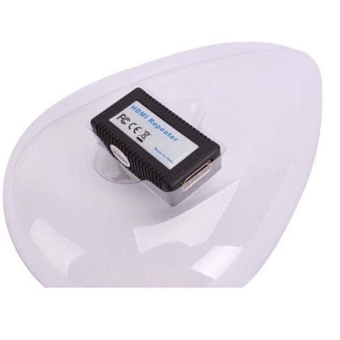 Audio/video Złączka, HDMI F-HDMI F, 0, czarna, aktywne przedłużenie do 35m