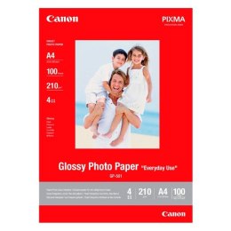 Canon Photo paper Glossy, foto papier, połysk, GP501 A4 typ biały, A4, 200 g/m2, 100 szt., 0775B001, atrament
