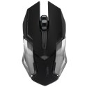 E-Blue Mysz Auroza Gaming, 4000DPI, optyczna, 6kl., 1 scroll, przewodowa USB, czarna, do gry