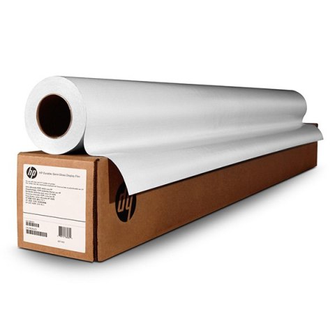 HP Durable Semi-gloss Disp, papier, połysk, biały, role, 36", 205 g/m2, 1 szt., Q6620B, atrament