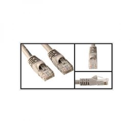 UTP patchcord, Cat.5e, RJ45 M-50m, nieekranowany, szary, economy