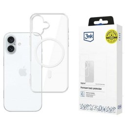 3MK MagCase iPhone 16 przezroczysty/ clear kompatybilne z MagSafe