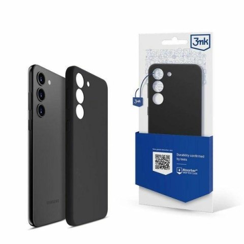 3MK Silicone Case Sam S23+ S916 czarny/black