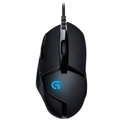 Logitech Mysz G402 Hyperion Fury, 4000DPI, optyczna, 8kl., 1 scroll, przewodowa USB, czarna, do gry