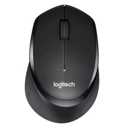 Logitech Mysz M330, 1000DPI, 2.4 [GHz], optyczna, 3kl., 1 scroll, bezprzewodowa, czarna, 1 szt AA