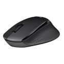 Logitech Mysz M330, 1000DPI, 2.4 [GHz], optyczna, 3kl., 1 scroll, bezprzewodowa, czarna, 1 szt AA