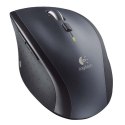 Logitech Mysz M705, 1000DPI, 2.4 [GHz], laserowa, 6kl., 1 scroll, bezprzewodowa, czarna, 2 szt AA