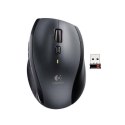 Logitech Mysz M705, 1000DPI, 2.4 [GHz], laserowa, 6kl., 1 scroll, bezprzewodowa, czarna, 2 szt AA