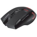 Marvo Mysz M720W, 4800DPI, 2.4 [GHz], optyczna, 8kl., 1 scroll, bezprzewodowa, czarna, 1 szt AA, Nano odbiornik, podświetlona