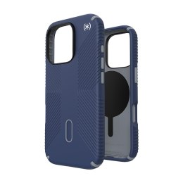 Speck Presidio2 Grip ClickLock & MagSafe - Etui iPhone 16 Pro (Coastal Blue / Dust Grey / White)