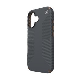 Speck Presidio2 Grip - Etui iPhone 16 (Charcoal Grey / Cool Bronze / White)