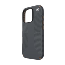 Speck Presidio2 Grip - Etui iPhone 16 Pro (Charcoal Grey / Cool Bronze / White)