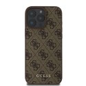 Guess GUHCP16LG4GFBR iPhone 16 Pro 6.3" brązowy/brown hardcase 4G Classic