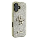 Guess GUHCP16MHG4SGD iPhone 16 Plus 6.7" złoty/gold hardcase Fixed Glitter Big 4G