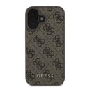 Guess GUHCP16SG4GFBR iPhone 16 6.1" brązowy/brown hardcase 4G Classic