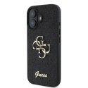 Guess GUHCP16SHG4SGK iPhone 16 6.1" czarny/black hardcase Fixed Glitter Big 4G