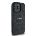 Guess GUHMP16LG4GFRK iPhone 16 Pro 6.3" czarny/black hardcase 4G Ring Classic Logo MagSafe