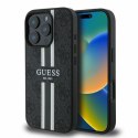 Guess GUHMP16LP4RPSK iPhone 16 Pro 6.3" czarny/black hardcase 4G Printed Stripes MagSafe