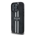 Guess GUHMP16LP4RPSK iPhone 16 Pro 6.3" czarny/black hardcase 4G Printed Stripes MagSafe